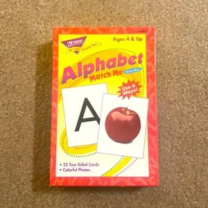 Alphabet match me flash cards